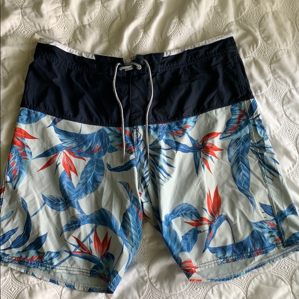 Bills on Platinum X Boardshorts